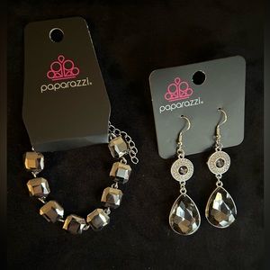 Paparazzi earring and bracelet set
